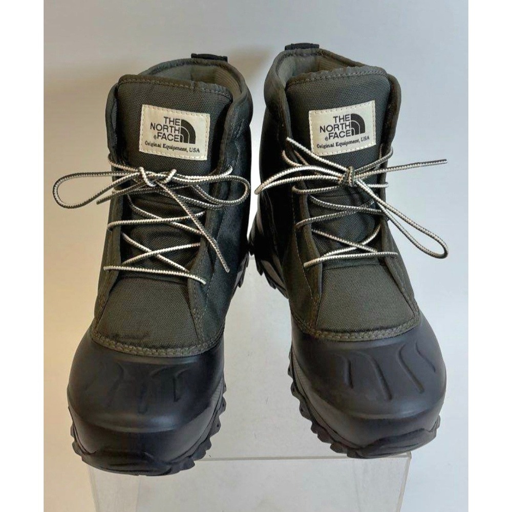 The North Face Waterproof Snow Boots Mens Size 10 Green Black